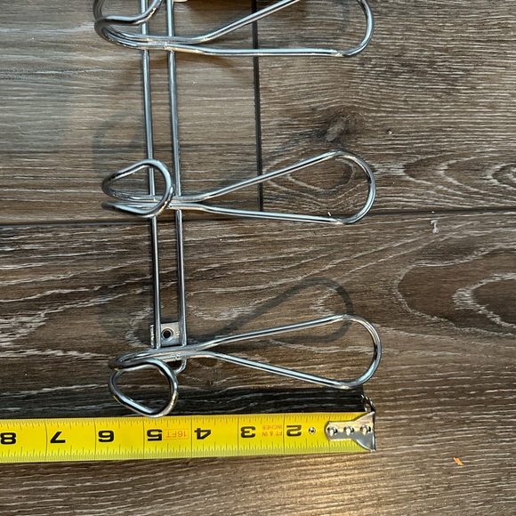 Franklin Brass 18.23" Coat and Hat Hook Rail/ Chrome/Wall Mounted/ brand new - Picture 7 of 7